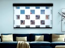 Square Zebra Shades